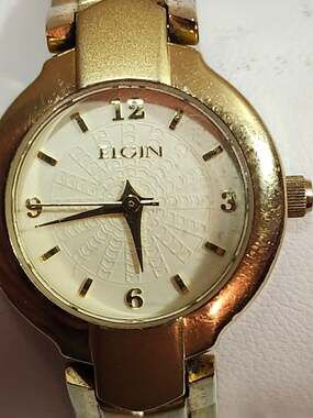 Elgin Gold Tone Women's Quartz Watch EG386